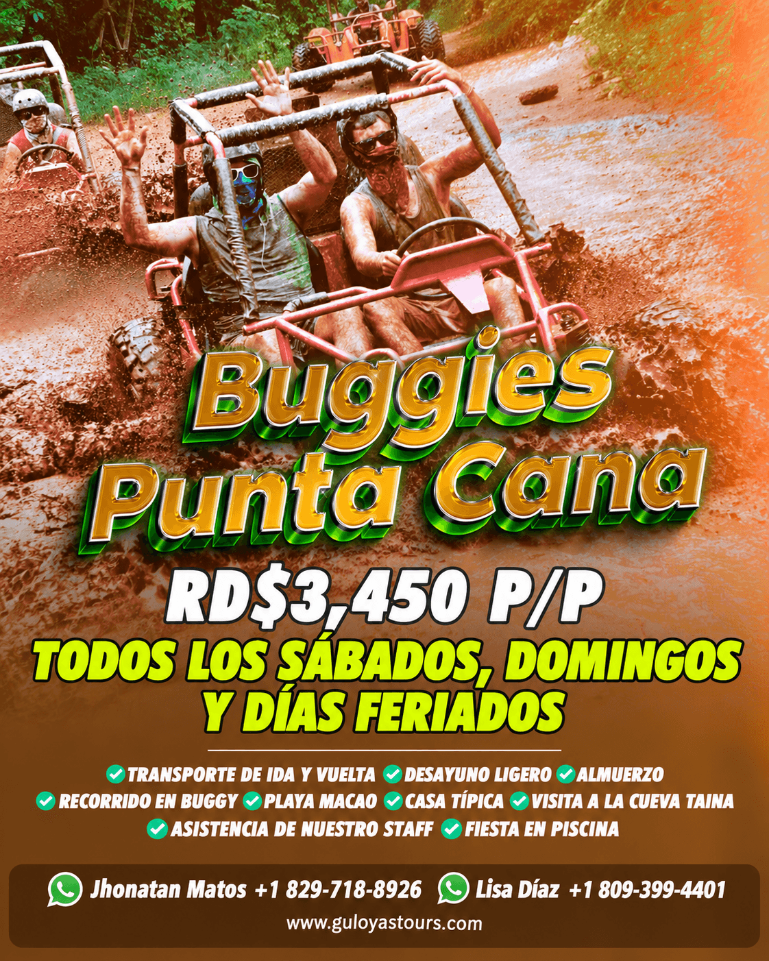 Excursión en Buggys Punta Cana desde Santo Domingo (1/12)