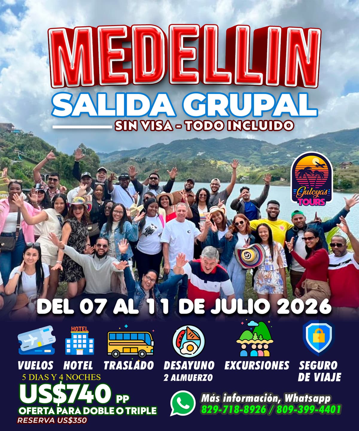 🇨🇴✈️ ¡VIAJA A MEDELLIN, COLOMBIA SIN VISA